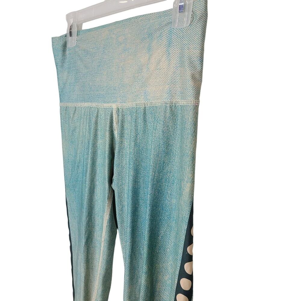 Teeki Womens Moon Hot Yoga Pants Leggings S Gym 4-Way Stretch Pull On High Waist - Picture 5 of 8